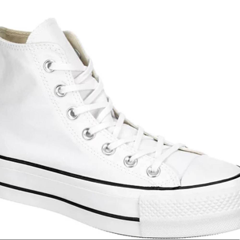 Converse platform high tops size 11